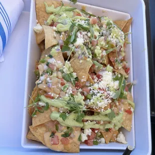 The nachos are fantastic with or without protein and the carne asada quesadilla is a favorite