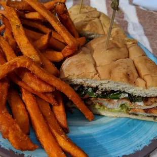 Absolutely delicious poolside lunch with incredible service.