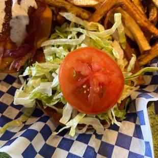 Turquoise Burger