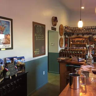 This is the tasting room.