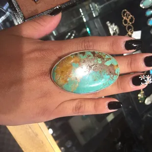 The ring I bought from Turquoise World!