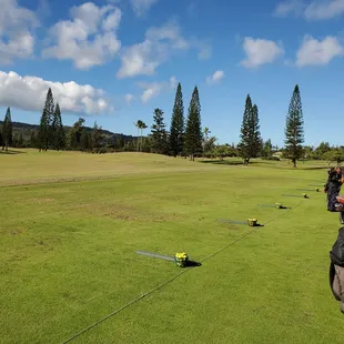 Driving range.
