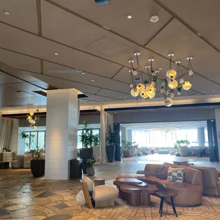 a view of the lobby