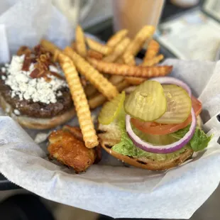 Bacon Blue-cheese Burger