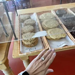 Cookies are bigger than my hand!