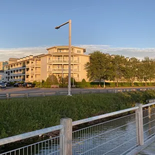 Back of building from boardwalk