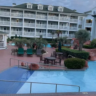 Pool courtyard