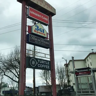 Exterior street sign