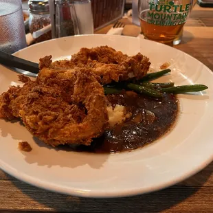 The Jäger chops were just fantastic with a delicious mushroom gravy.