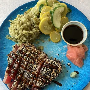 This is what we came here for! Sesame Ahi Tuna. BEST IVE EVER HAD!