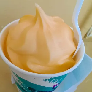 Orange Italian ice