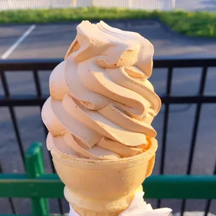 Custard twist (choc and vanilla)