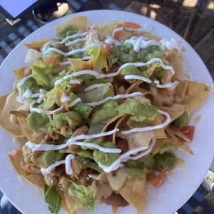 Nachos- nice mix of everything within the chips, not just thrown on top.