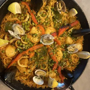 Paella De Mariscos