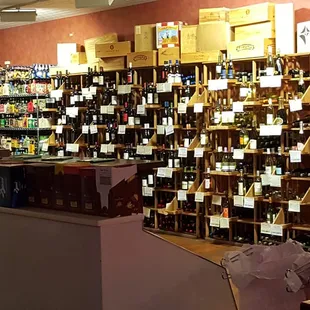 Nice selection of wine