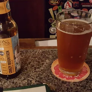 Crazy mountain amber ale