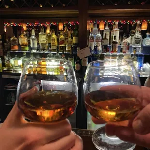 Whiskey toast!