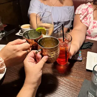 oysters and mussels, drink