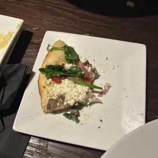 Goat Cheese Spinach Pizza