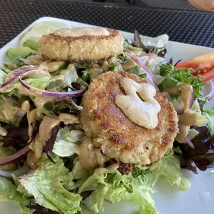 Crab Cake Salad