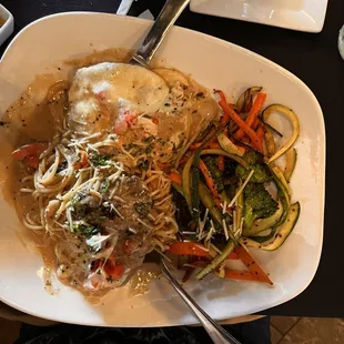 My companion's veal dish (not parmigiana, not Marsala)