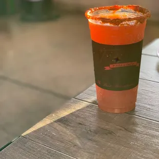 Awesome 32 ounce Michelada!