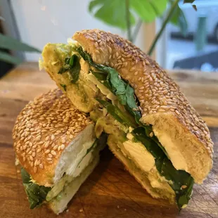 food, bagels, bagel