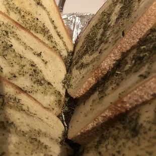 Garlic bread (strange)