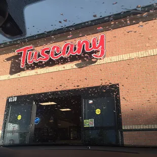 Front of store