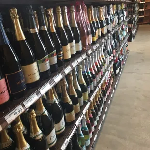 So much champagne! Yay!
