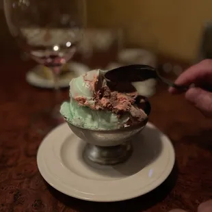 Spumoni ice cream