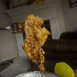 Just an example. A think piece of cheese which what most of this lasagna was