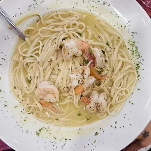 Shrimp Scampi. Wow.