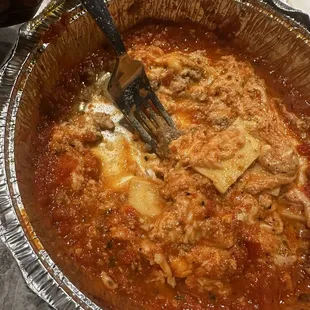 pasta dish, pasta, food