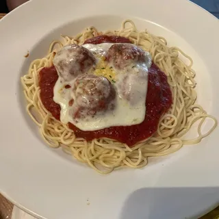 Baked Spaghetti with Meatballs
