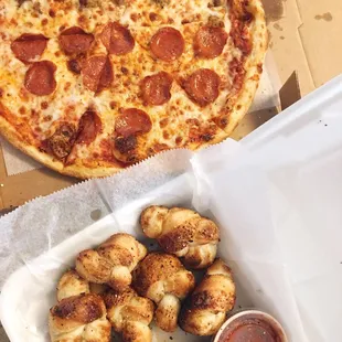 pizza, food