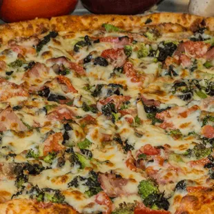 pizza, food