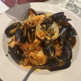 Spicy Seafood pasta