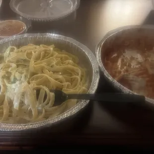 Mushy lasagna. Dishwater fettuccine Alfredo.