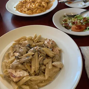 Chicken Forest and Beef Bolognese