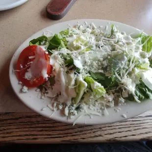 Side salad that came with my lunch. Not too bad.