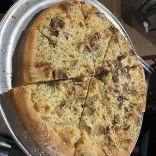 Chicken Alfredo Pizza