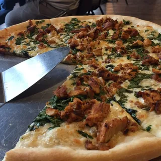 Alfredo with Spinach Pizza