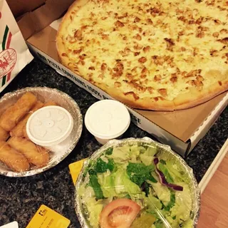 Chicken Alfredo Pizza