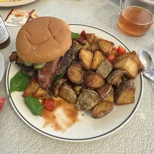 This bacon burger was a beast!! And it was delicious
