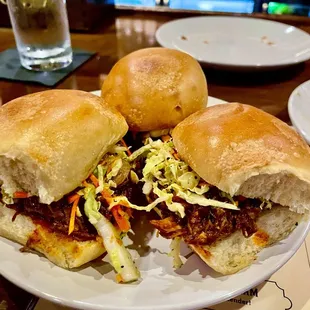 Weekly slider (hoisin pulled pork with slaw)