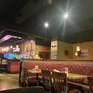 the interior of a restaurant