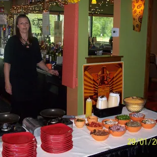 Omelet Station at Sunday Brunch!!