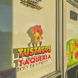 Front of Tustacos Taqueria. It&apos;s hard to find because it&apos;s hidden in the corner of the shopping center, but if you look it&apos;s there!