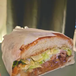 Half of my hella bomb Tortas de pastor!